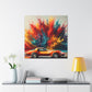 Chevrolet Corvette Canva Painting - Luxury Car Art, Wall Decor - Gift for Car Enthusiast, Perfect for Man Cave or Garage