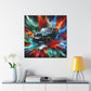 Jeep Wrangler Wall Art - Canva Painting, Car Artwork, Off-Road Vehicle Decor, Vintage Style Gift for Jeep Enthusiasts and Home Decoration