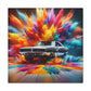 Vintage Dodge Charger Wall Art, High-Quality Car Canva Painting, Perfect for Garage Decor and Car Enthusiast Gifts