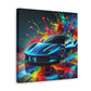 Ferrari Car Canva Painting, Luxury Sports Car Wall Decor, Unique Gift for Car Enthusiasts, High-quality Modern Home and Office Artwork