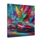 Lamborghini Aventador Wall Art Canva, Automotive Car Painting, Luxury Sports Car Decor, Fine Art for Men, Unique Gift for Car Enthusiasts