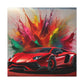 Lamborghini Aventador Wall Art - Modern Sports Car Canvas Print - Perfect for Garage Decor and Car Enthusiasts