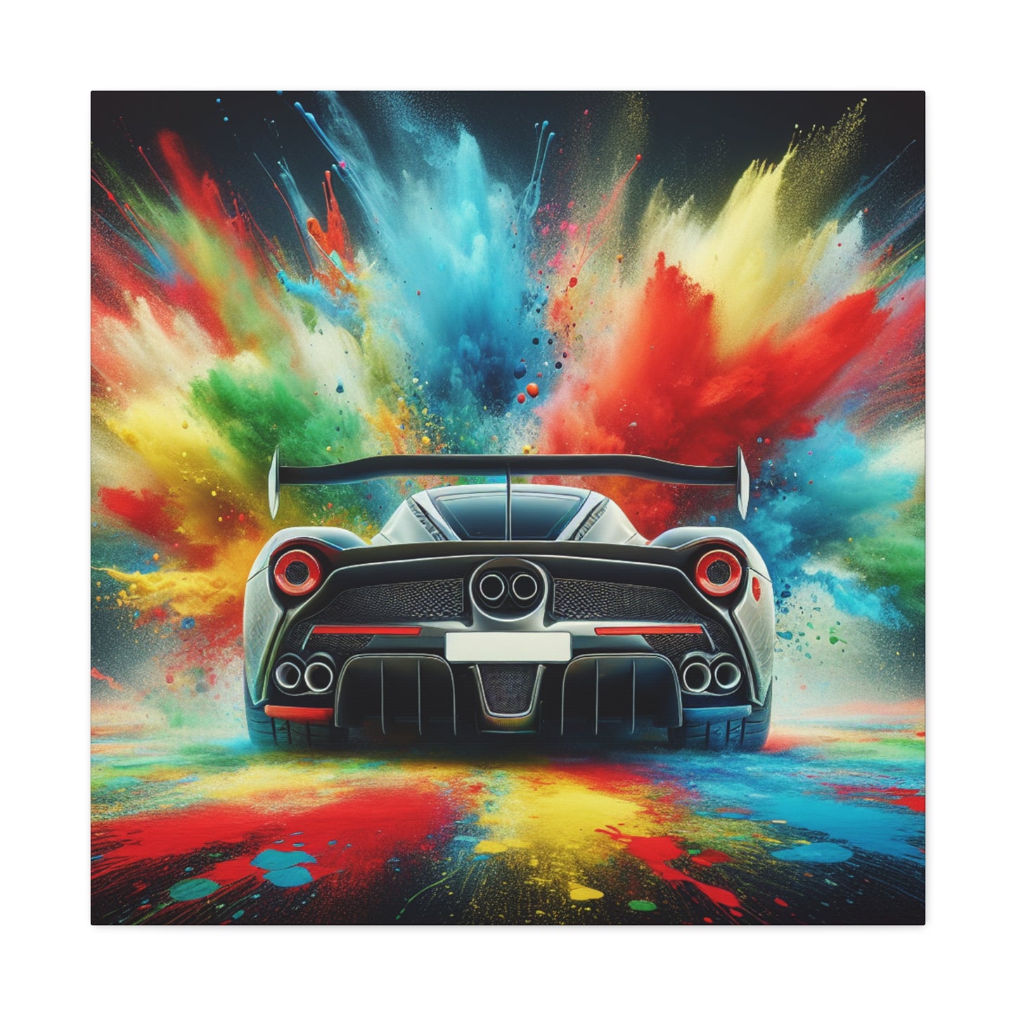 Nissan GT-R Canva Painting, Luxury Sports Car Wall Art, High-Quality Home Decor, Perfect Gift for Car Lovers and Enthusiasts