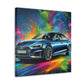 Audi A5 Canva Painting, Hand-Painted Wall Art, Luxury Car Print, Home Decor, Unique Gift for Car Enthusiast, Petrolhead, and Audi Lovers