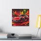 Porsche 911 Wall Art Canva Painting - Perfect for Living Room Decor, Car Enthusiasts, and Gift, Classic Sports Car Print