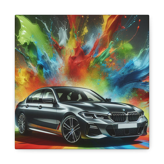 BMW Wall Art Canva Painting, Luxurious Car Home Decor, Unique Present for Car Enthusiast, Quality Print, Vibrant Colors, Easy Installation