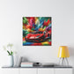 Lamborghini Aventador Canva Painting - Luxurious Car Artwork, High Quality Wall Decor, Perfect for Car Enthusiasts and Collectors