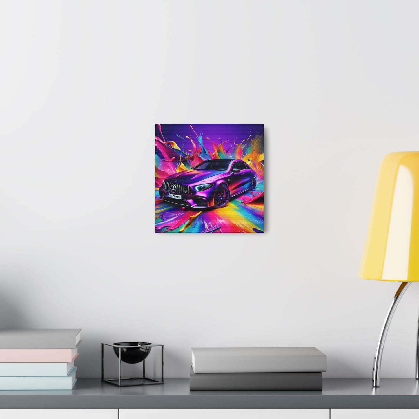 Mercedes AMG Wall Art Canva Painting - Luxury Home Decor, Automotive Art, Car Print, Gift for Car Enthusiast, High-Quality Reproduction