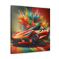 Chevrolet Corvette Wall Art, Large Canvas Print, Luxury Car Painting, Home and Office Décor, Perfect Gift for Car Lovers