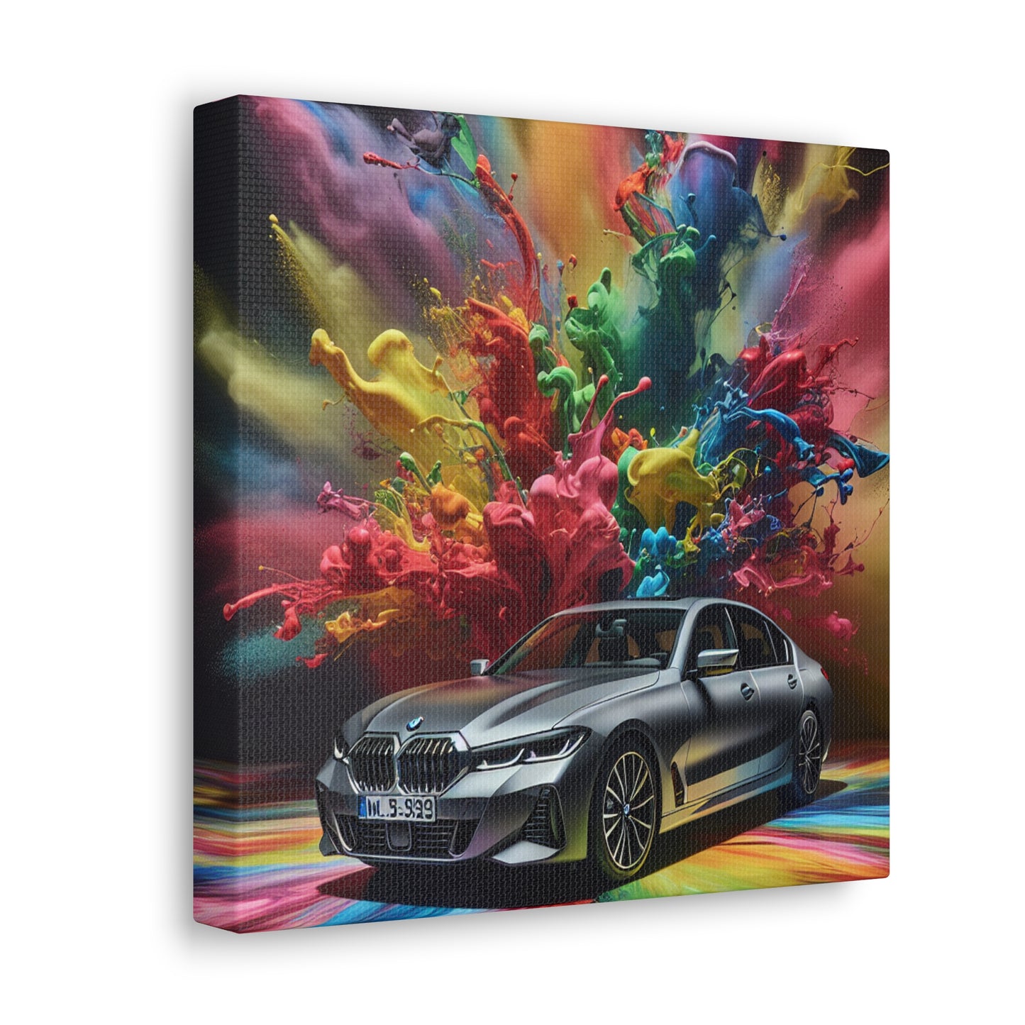 BMW Luxury Car Canva Painting, Original Wall Art, Home Decor, High Quality Canvas Print, Unique Gift for Car Lovers, Automotive Artwork