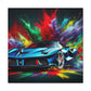 Ferrari Wall Art Canva Painting - Stunning Red Car Print, Luxury Sports Auto Bedroom Decor, Collector's Artwork for Car Enthusiasts