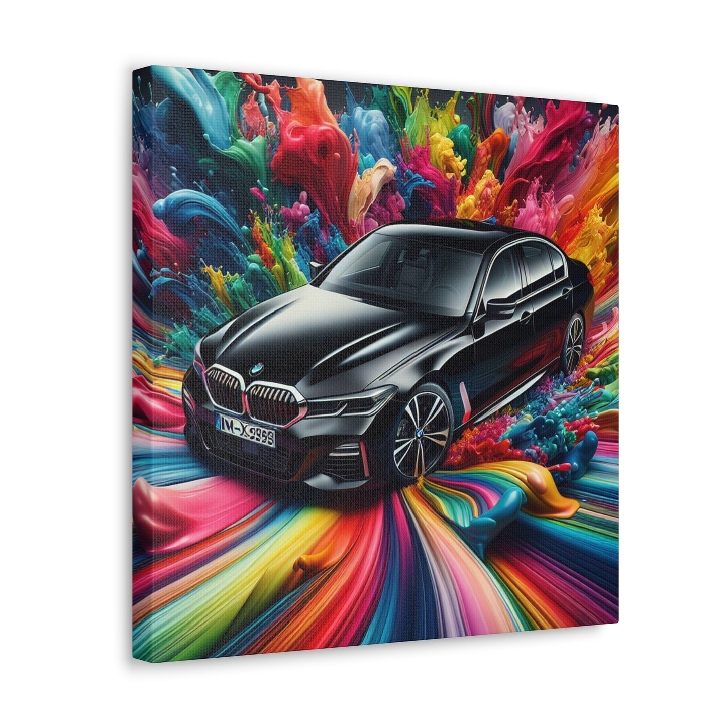 Luxury BMW Car Wall Art, Modern Canvas Painting, Automotive Decor, Unique Gift for Car Lovers and Enthusiasts, High-Quality Print