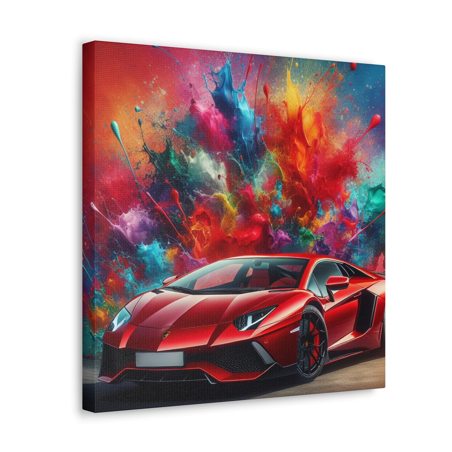 Lamborghini Aventador Wall Art - Luxury Car Canva Painting - Perfect Gift for Car Lovers - Premium Home Decor - Modern Artwork