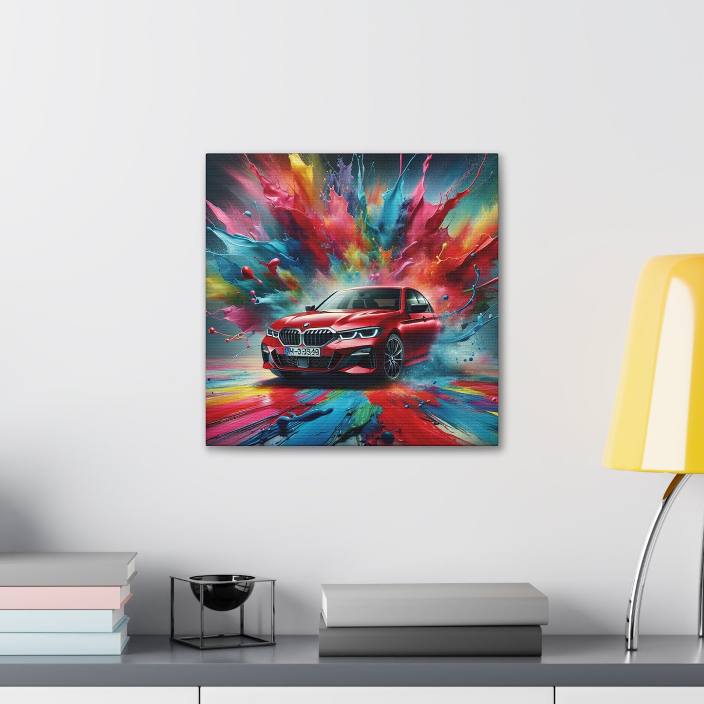 BMW Car Wall Art, Luxury Vehicle Canva Painting, Stylish Home Decor, Modern Artwork, Car Enthusiast, Collector, BMW Lover Gift, High Quality Print