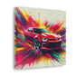 Chevrolet Camaro Wall Art - Classic Car Canva Painting - Unique Gift for Car Enthusiasts - Decor for Garage, Man Cave, Office, and Lounge