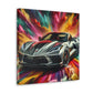 Chevrolet Corvette Canva Wall Art - Rustic Home Decor, Car Lover Gift, Unique Anniversary or Birthday Present, Auto Garage Decoration