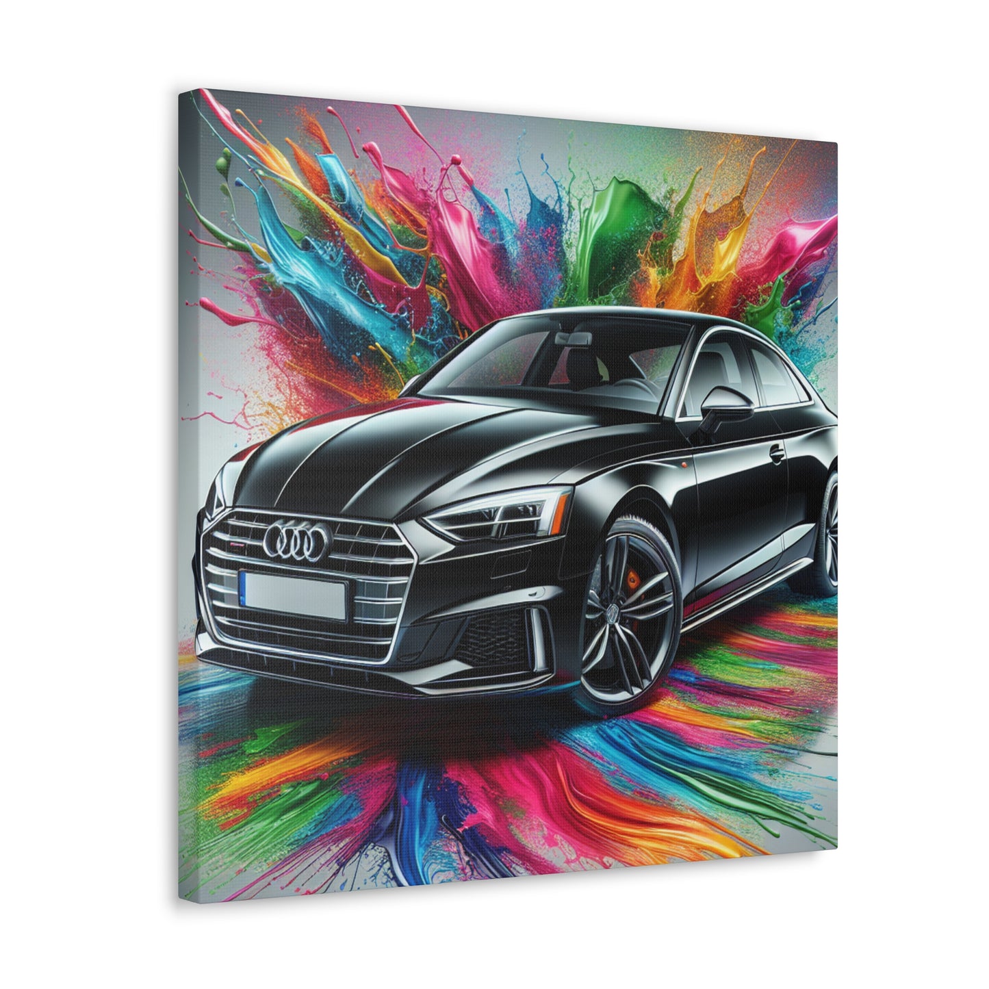 Audi A5 Canva Wall Art, Luxury Car Decor, Automotive Canva Painting, Perfect Gift for Car Lovers and Enthusiasts