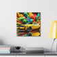 Dodge Challenger Car Wall Art - Premium Canva Painting, Great for Home Decor, Auto Enthusiast Gift, Man Cave Essential, Car Artwork