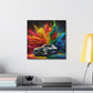 Ford Mustang Vintage Car Canva Painting - Unique Garage Decor, Perfect Gift for Car Lovers and Collectors, Wall Art Home Decor