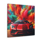 Lamborghini Aventador Canva Wall Art - Super Car Painting, Canvas Print for Car Lovers, Home Decor, Boy's Room Wall Art, Unique Gift