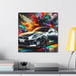 Nissan GT-R Canva Painting, Unframed Wall Art, Sports Car Print, Perfect for Home Decor and Car Enthusiasts, High Quality