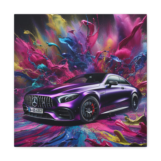 Mercedes AMG Canva Artwork, Luxury Car Painting, Wall Decor, Perfect for Garage and Man Cave, Automotive Lovers Gift