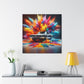 Vintage Dodge Charger Wall Art, High-Quality Car Canva Painting, Perfect for Garage Decor and Car Enthusiast Gifts
