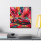 Lamborghini Aventador Wall Art, Car Enthusiast Gift, Luxury Auto Canva Painting, Home Decor, Office Artwork, Automotive Lover Present