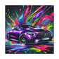 Mercedes AMG Luxury Car Artwork - Modern Canva Painting, Perfect Wall Decor for Car and Art Lovers, Unique Gift Idea