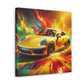 Porsche 911 Canva Painting, Premium Quality Wall Art, Luxury Car Enthusiast Decor, Classic Automobile Artwork, and Collector's Ideal Gift