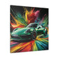 Porsche 911 Wall Art Canva Painting - Luxury Car Artwork, Home Decor, Perfect for Man Cave, Gift for Car Enthusiasts and Collectors