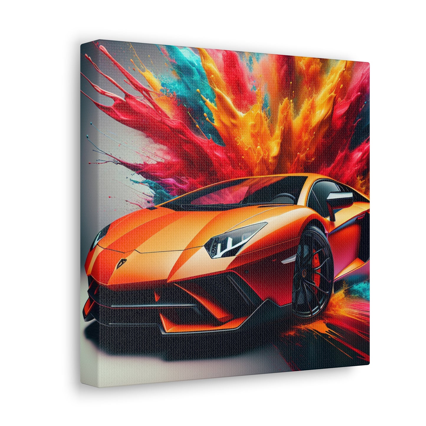 Lamborghini Aventador Wall Art - Luxury Car Canvas Painting - Exotic Sports Car Home Decor - Perfect for Office, Man Cave, or Garage