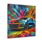 Chevrolet Camaro Wall Art - Classic Car Canva Painting, Decorative Print - Ideal for Man Cave, Garage, Office and Living Room Decor