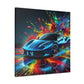 Ferrari Car Canva Painting, Luxury Sports Car Wall Decor, Unique Gift for Car Enthusiasts, High-quality Modern Home and Office Artwork