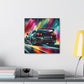 Nissan GT-R Canva, Handpainted Wall Art, Sports Car Enthusiast Gift, Home Decor, Premium Quality Canvas, Unique Artwork for Man Cave