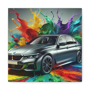 BMW Luxury Sports Car Canva Painting, Unique Wall Decor, Car Enthusiast Gift, High-Quality Print, Home and Office Art, Automobile Lover Present