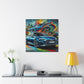 Audi A5 Canva Painting, Car Artwork, Luxury Vehicle Wall Decor, Modern Home Office Decoration, Unique Gift for Car Lovers, Collectors Item