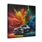 Ford Mustang Vintage Car Canva Painting - Unique Garage Decor, Perfect Gift for Car Lovers and Collectors, Wall Art Home Decor