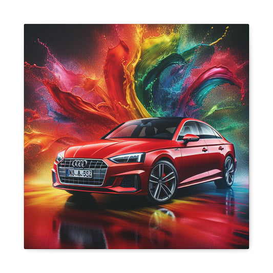 Audi A5 Premium Canva Artwork - Perfect for Home Decor, Car Enthusiasts, and Modern Wall Art Gifts