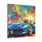 Ferrari Wall Art Canvas - Luxury Car Painting, Perfect for Man Cave, Garage Decor, Automotive Enthusiast Gift, High Quality Print