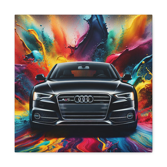 Audi A5 Wall Art Canva Painting - Premium Car Decor, Modern Home and Office Decoration, Unique Gift for Audi Lovers