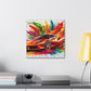 Ferrari Wall Art Canva Painting - Luxury Car Home Decor, Exclusive Italian Supercar, Perfect Gift for Car Enthusiasts and Collectors