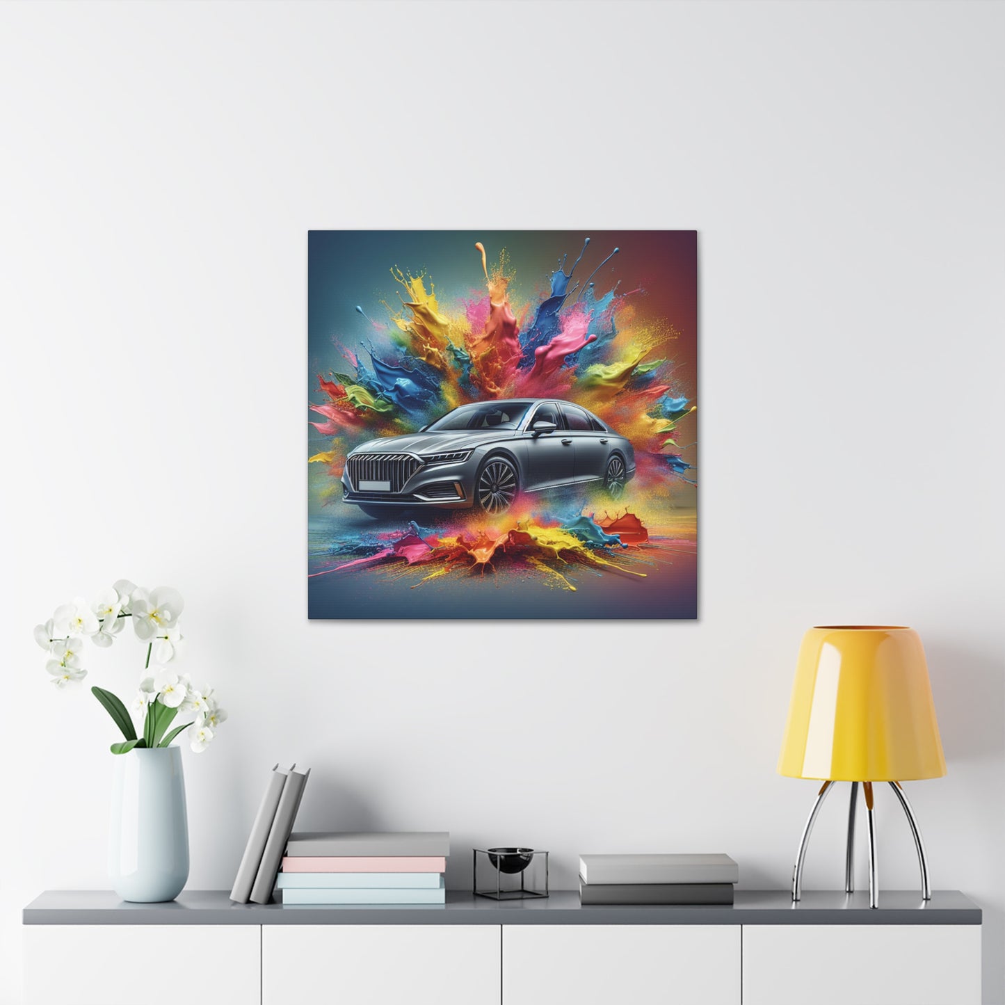 BMW Car Canva Art, Luxury Car Wall Decor, Unique Gift for Car Lovers, High-Quality Print, Home and Office Decoration, Modern Artwork