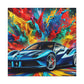 Ferrari Car Canva Painting Modern Wall Art - Luxury Sports Car Decor - High-Quality European Design - Motor Enthusiast Gift