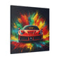 Ferrari Luxury Car Wall Art, Handmade Canvas Painting, Modern Home Decor, Unique Gift for Car Enthusiasts, Fine Art for Office and Garage