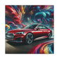 Audi A5 Car Art, Modern Canva Painting, Wall Decor for Car Lovers, Unique Gift, Home and Office Decoration, Auto Theme Artwork