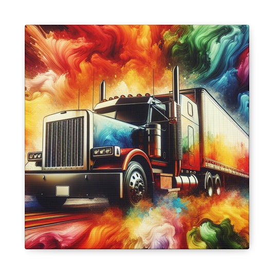 Vintage Truck Canva Painting, Rustic Home Decor, Wall Art, Gift for Truck Lovers, Car Enthusiast, Unique Prime Quality, Fast Delivery