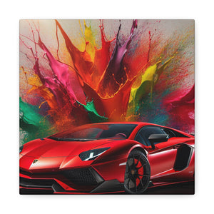 Lamborghini Aventador Wall Art - Modern Sports Car Canvas Print - Perfect for Garage Decor and Car Enthusiasts