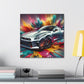 Nissan GT-R Canva Paintings, Sports Car Wall Art, Luxury Garage Decor, High Quality Modern Home and Office Canvas Artwork