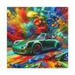 Porsche 911 Canva Painting - Classic Car Art, Luxury Gift for Men, Office and Home Wall Decor, Limited Edition Print, Automobile Enthusiast